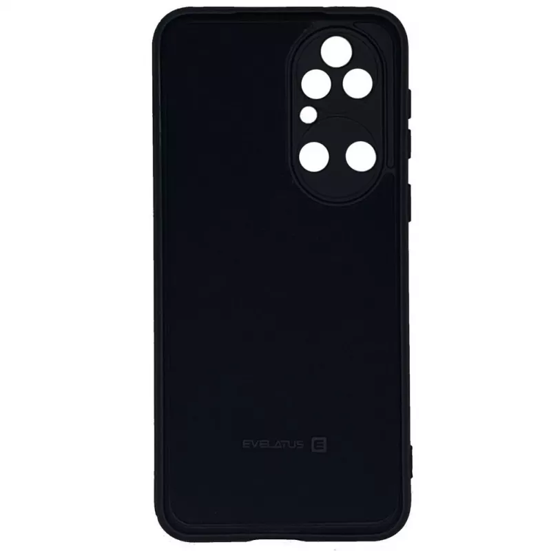 Evelatus Huawei P50 nano-siliconehoesje soft touch TPU zwart