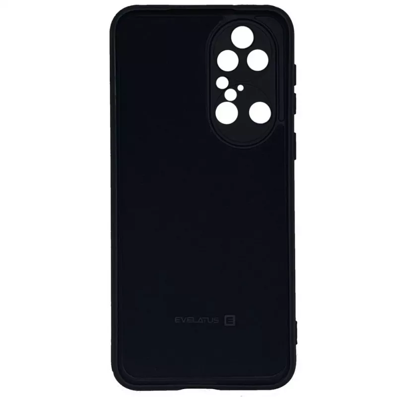 Evelatus Huawei P50 Pro Nano siliconen case Soft Touch TPU zwart