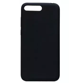 Evelatus Huawei Y6 2018 Nano Siliconen Case Soft Touch TPU Zwart