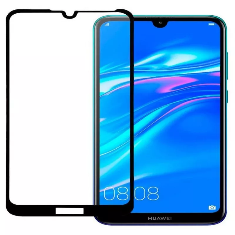 Evelatus Huawei Y6 2019 2.5D Full Cover Japan Glue Glass antistatische screenprotector