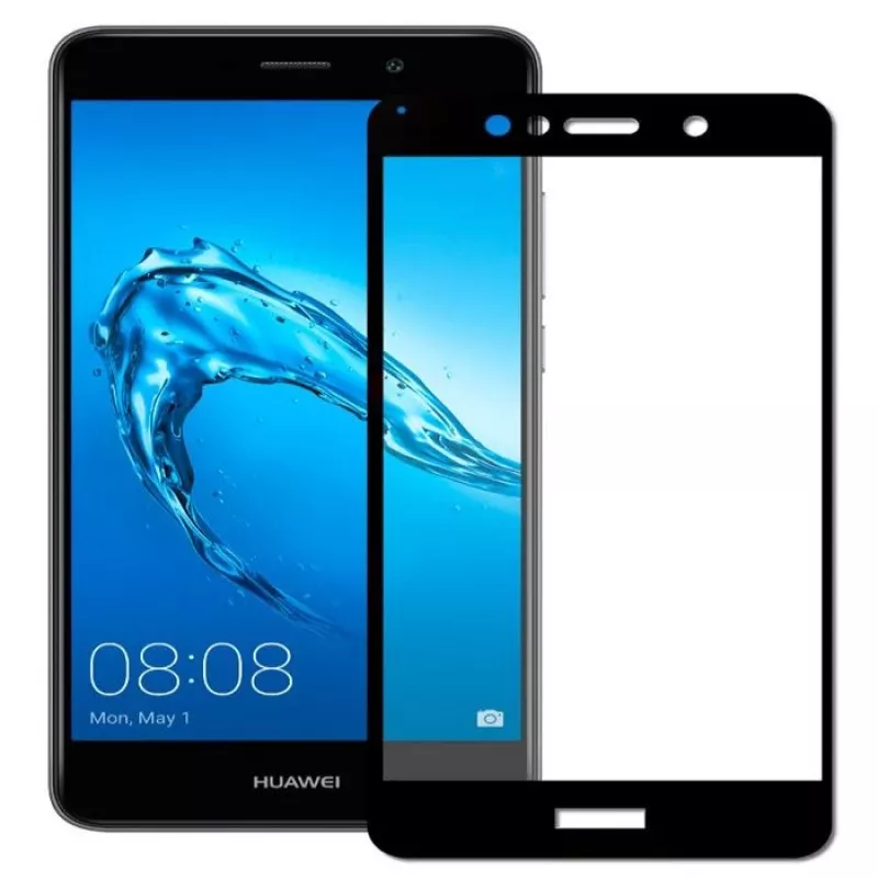 Evelatus Huawei Y7 2018 2.5D full cover Japan glue glass anti-static screenprotector