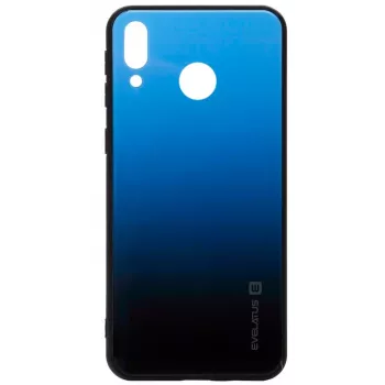 Evelatus Huawei Y7 2019 Gradient Glass hoesje 7 Sea Depth