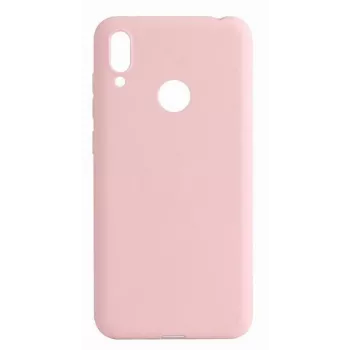 Evelatus Huawei Y7 2019 Nano Siliconen Hoesje Soft Touch TPU Pink Sand