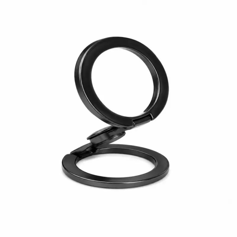 Evelatus magnetische metalen telefoonringhouder zwart