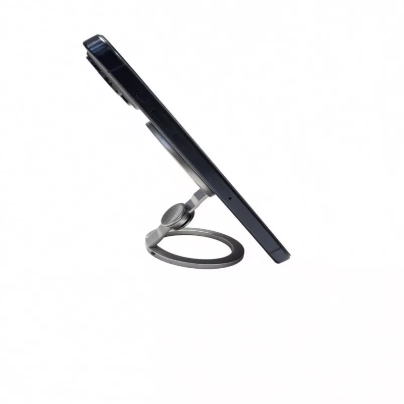 Evelatus magnetische metalen telefoonringhouder zilver