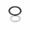 Evelatus magnetische metalen telefoonringhouder zilver
