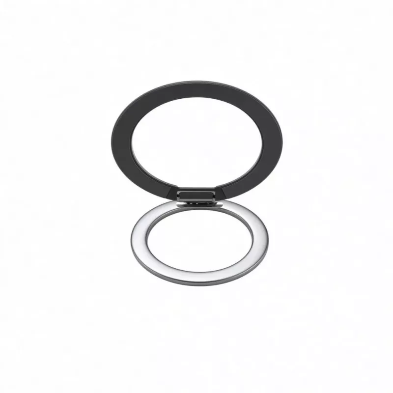 Evelatus magnetische metalen telefoonringhouder zilver