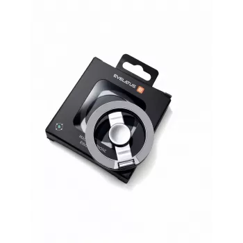 Evelatus magnetische metalen telefoonringhouder zilver