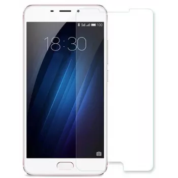Evelatus Meizu M5 Siliconen TPU Back Cover Hoes Zwart