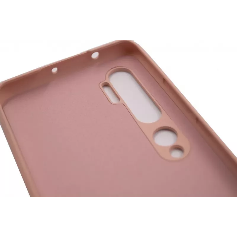 Evelatus Nano Siliconen Hoesje voor Xiaomi Mi Note 10 / Mi Note 10 Pro - Soft Touch TPU, Lichtroze