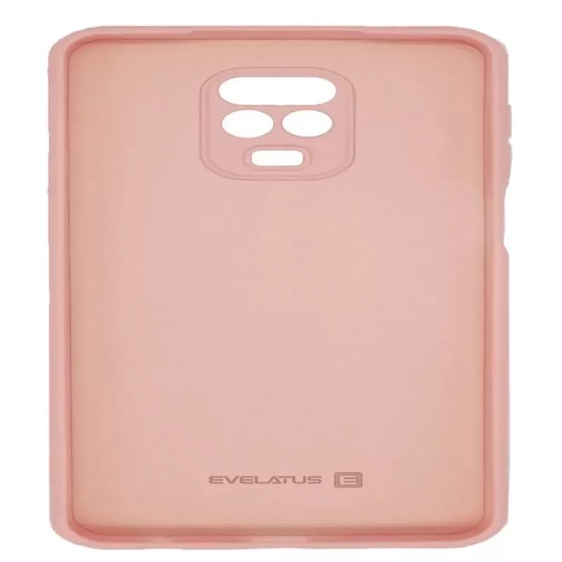 Evelatus nano silicone case voor Xiaomi Redmi Note 9 Pro / Redmi Note 9S - soft touch TPU - beige