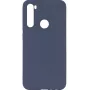 Evelatus Nano silicone hoesje Soft Touch TPU donkerblauw voor Xiaomi Redmi Note 8 / Redmi Note 8 2021