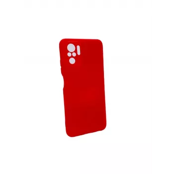 Evelatus Nano Siliconen Case Soft Touch TPU voor Xiaomi Redmi Note 10 / Note 10S - Rood