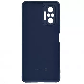 Evelatus Nano Silicone hoesje Soft Touch TPU voor Xiaomi Redmi Note 10 Pro - blauw