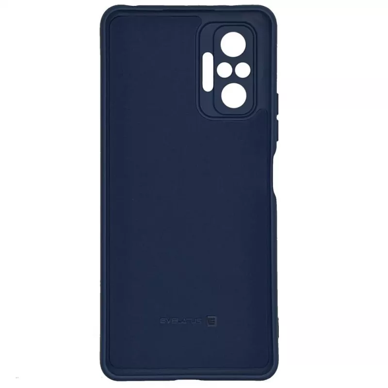 Evelatus Nano Silicone hoesje Soft Touch TPU voor Xiaomi Redmi Note 10 Pro - blauw