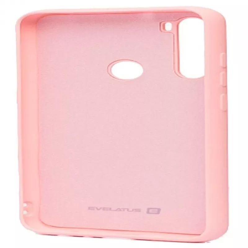 Evelatus nano siliconehoes soft touch TPU voor Xiaomi Redmi Note 8 / Redmi Note 8 2021 - beige
