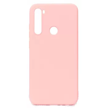 Evelatus nano siliconehoes soft touch TPU voor Xiaomi Redmi Note 8 / Redmi Note 8 2021 - beige