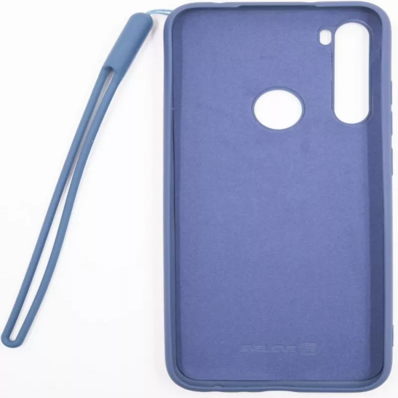 Evelatus nano siliconen case Soft Touch TPU voor Xiaomi Redmi Note 8 / Redmi Note 8 2021 - donkerblauw