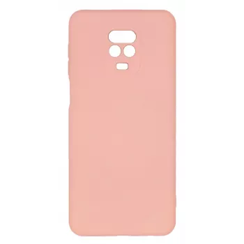 Evelatus Nano Silicone Case Soft Touch TPU voor Xiaomi Redmi Note 9 Pro / Redmi Note 9S - beige