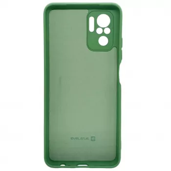 Evelatus Nano Silicone Case Soft Touch TPU groen voor Xiaomi Redmi Note 10 / Note 10S