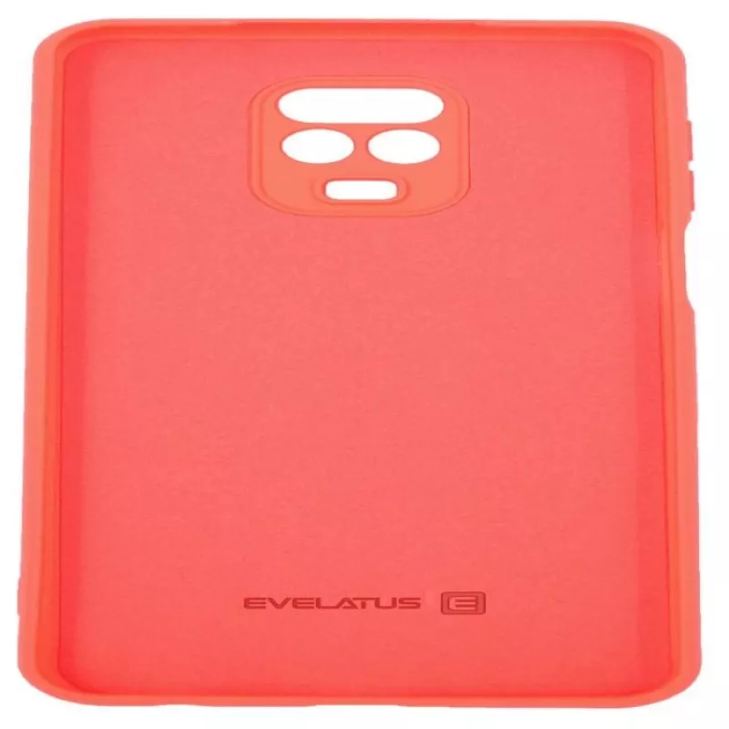 Evelatus Nano Silicone Case Soft Touch TPU rood voor Xiaomi Redmi Note 9 Pro / Redmi Note 9S
