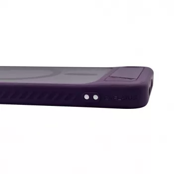 Evelatus rubber coated MagSafe hoes met standaard voor Samsung Galaxy A37 / A36 - lila