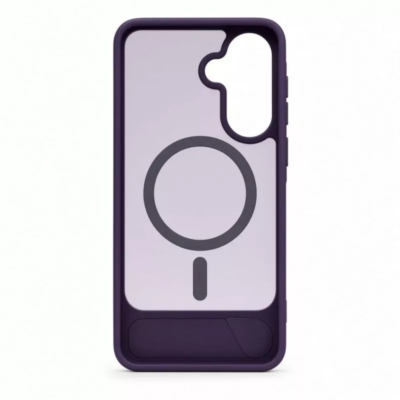 Evelatus rubber coated MagSafe hoes met standaard voor Samsung Galaxy A37 / A36 - lila