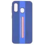 Evelatus Samsung A40 Dazzel blauwe achterkantcover