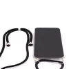 Evelatus Samsung A50s hoesje met bandje zwart transparant