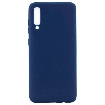 Evelatus Samsung A70 siliconehoes donkerblauw