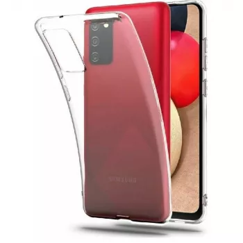 Evelatus Samsung Galaxy A02s Clear Siliconen Case 1,5mm TPU Transparant
