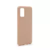 Evelatus Samsung Galaxy A02s Nano silicone hoesje soft touch TPU beige