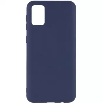 Evelatus Samsung Galaxy A02s Nano silicone hoesje Soft Touch TPU Midnight Blue