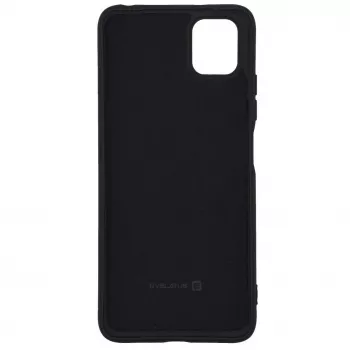 Evelatus Samsung Galaxy A03 Nano silicone hoesje Soft Touch TPU zwart