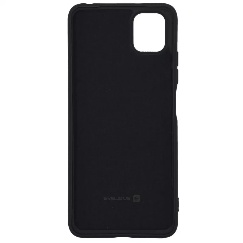 Evelatus Samsung Galaxy A03 Nano silicone hoesje Soft Touch TPU zwart