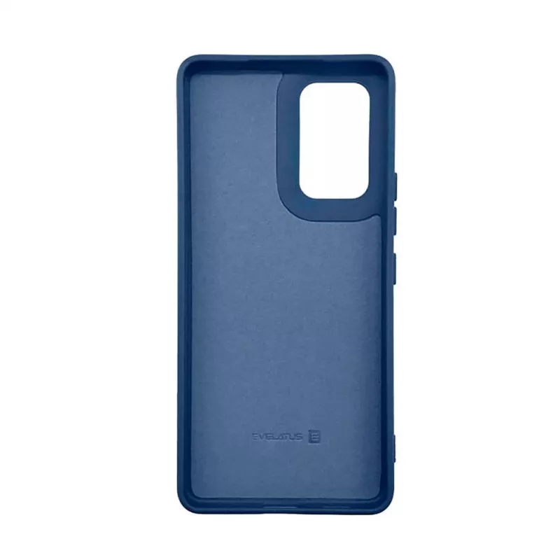 Evelatus Samsung Galaxy A03s Nano Siliconen Hoesje Soft Touch TPU Midnight Blue