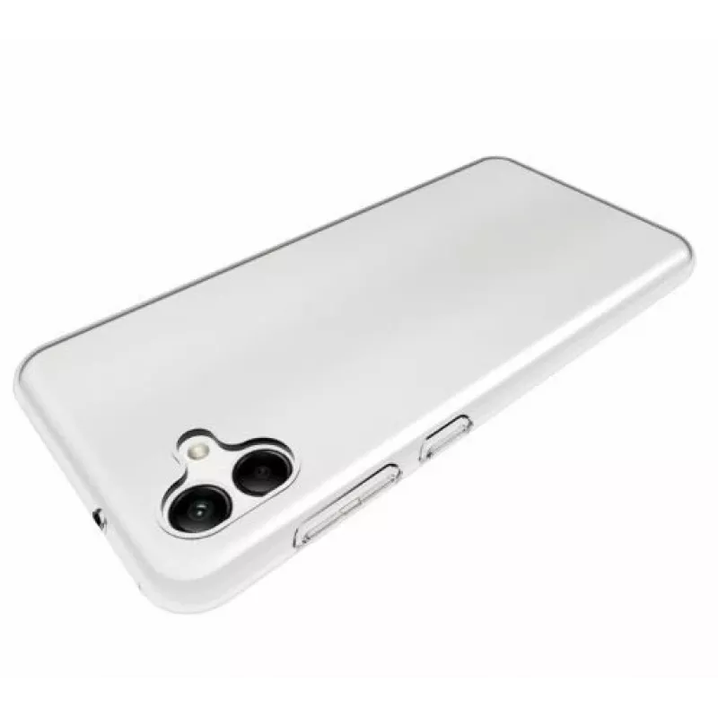EVELATUS Samsung Galaxy A04E / A04 transparant siliconen hoesje 1,5mm TPU transparant