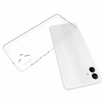 EVELATUS Samsung Galaxy A04E / A04 transparant siliconen hoesje 1,5mm TPU transparant