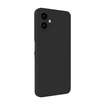 Evelatus Samsung Galaxy A06 5G premium magnetisch siliconenhoesje met soft-touch oppervlak zwart