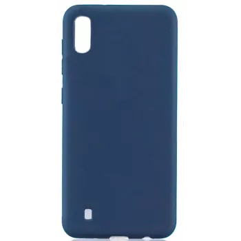 Evelatus Samsung Galaxy A10 Nano silicone hoesje Soft Touch TPU donkerblauw