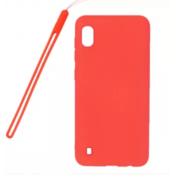 Evelatus Samsung Galaxy A10 Nano Silicone Case Soft Touch TPU rood