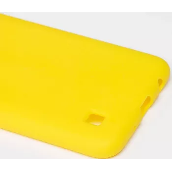 Evelatus Samsung Galaxy A10 Nano Silicone Case Soft Touch TPU geel
