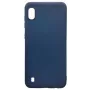 Evelatus Samsung Galaxy A10 Soft Touch Siliconen Hoesje met Band Donkerblauw