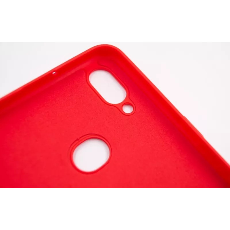Evelatus Samsung Galaxy A10s nano siliconen hoesje soft touch TPU rood