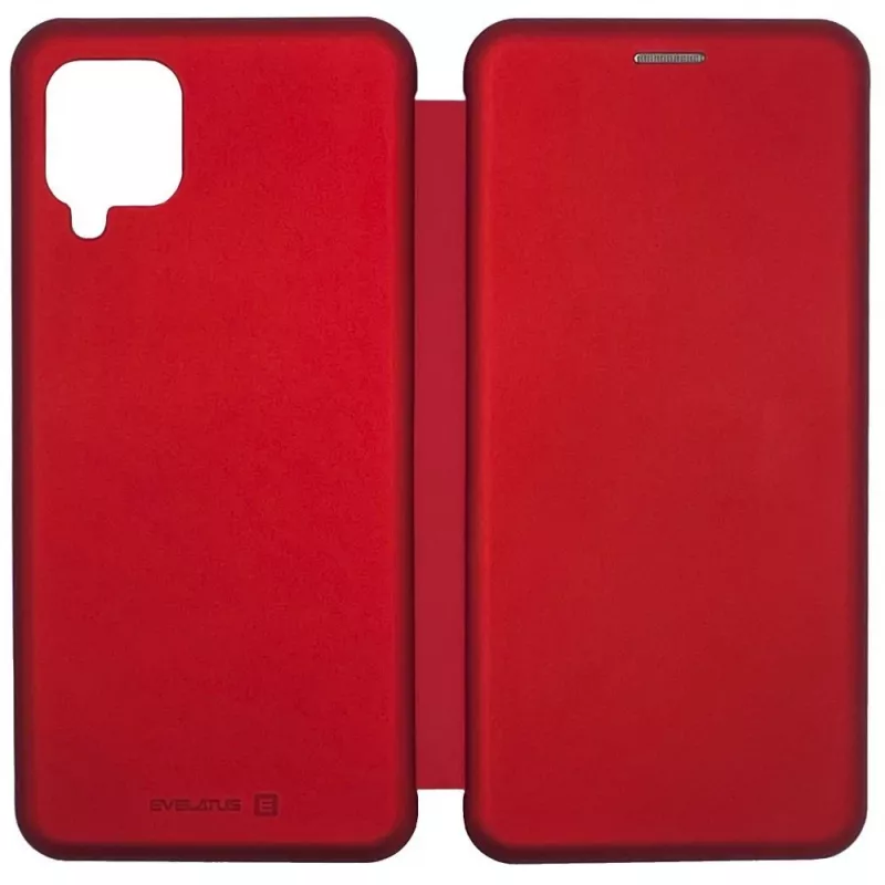 Evelatus Samsung Galaxy A12/M12 boekhoesje rood