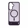 Evelatus Samsung Galaxy A17 4G / A17 5G gerubberd MagSafe-hoesje met standaard paars