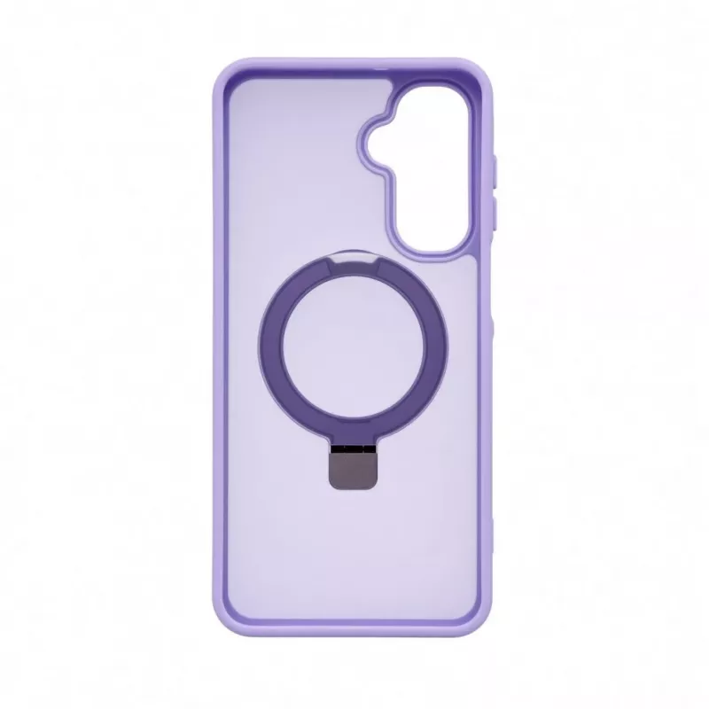 Evelatus Samsung Galaxy A17 4G / A17 5G Shield-hoesje met MagSafe & standaard, matte ring, lavendelpaars