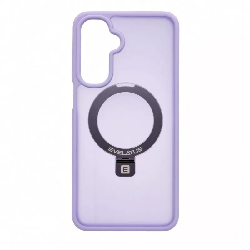Evelatus Samsung Galaxy A17 4G / A17 5G Shield-hoesje met MagSafe & standaard, matte ring, lavendelpaars