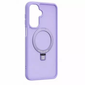 Evelatus Samsung Galaxy A17 4G / A17 5G Shield-hoesje met MagSafe & standaard, matte ring, lavendelpaars