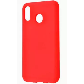 Evelatus Samsung Galaxy A20e Nano siliconen hoesje soft touch TPU rood